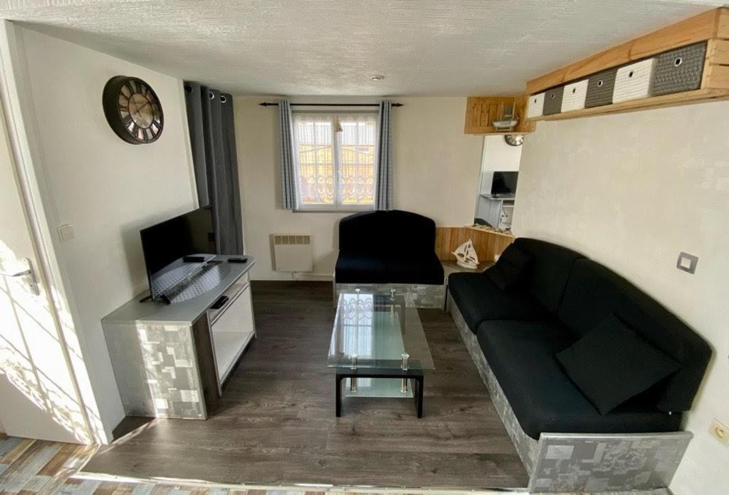Mobilhome Emplacement 21 Biville-sur-Mer 외부 사진