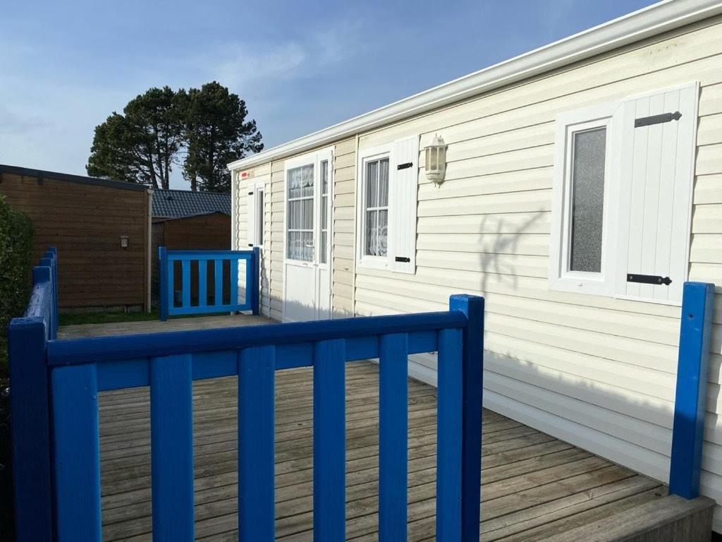 Mobilhome Emplacement 21 Biville-sur-Mer 외부 사진